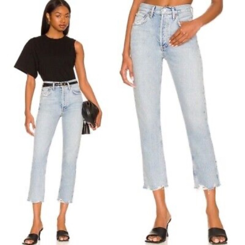 AGOLDE Riley crop